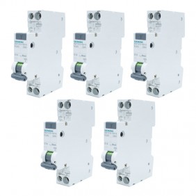 Siemens 10A 1P+N 30MA AC 4.5KA residual current...