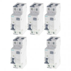 Siemens Kit FI- und LS Schalter 25A 1P+N 30MA...