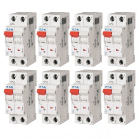 Eaton circuit breaker kit 10A 1P+N 4.5KA 2...