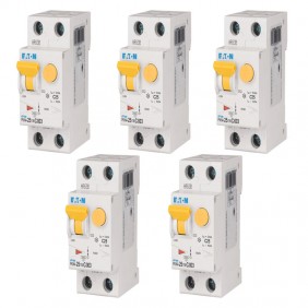 Kit interrupteurs différentiels Eaton 25A 1P+N...