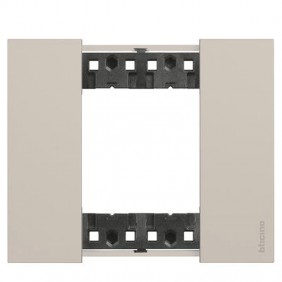 Placca Bticino Living Now 2 moduli colore...
