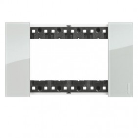 Bticino Platte Living Now 4 Module Farbe: Sky...