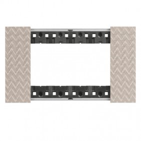 Bticino Living Now Platte für 4 Modulen Farbe:...