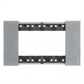 Bticino Platte Living Now 4 Module Farbe: Moon...