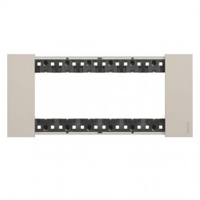 Bticino Platte Living Now 6 Module Fabre: Sand...