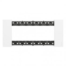 Bticino Living Now Plate 6 Modules White KA4806KW