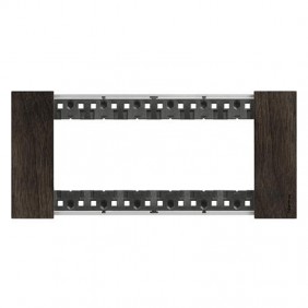 Bticino Living Now Plate 6 Modules color Walnut...