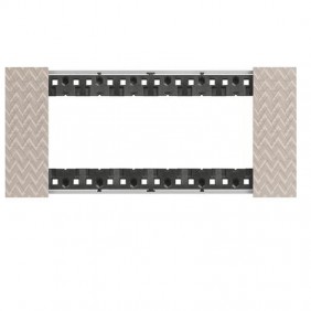 Bticino Living Now Plate 6 Modules colour Optic...