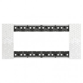 Placca Bticino Living Now 6 moduli colore Pixel...