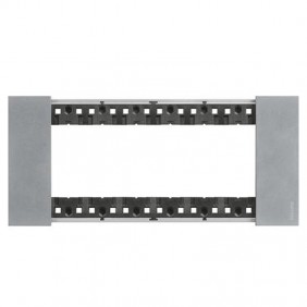 Bticino Platte Living Now 6 Module Farbe: Moon...