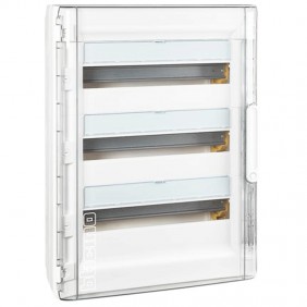 Bticino wall-mounted switchboard with door IP40...