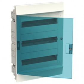 Switchboard ABB 54 modules IP41 door blue...