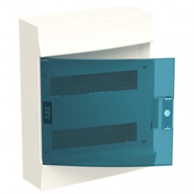 Tableau mural ABB 24 modules IP41 porte bleu...