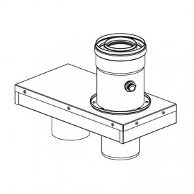Adaptateur de vidange des fumées Rinnai...