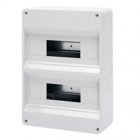 Gewiss external switchboard 24 (12x2) modules +...