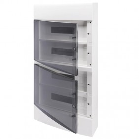 Switchboard Gewiss 72 modules (18X4) smoked...