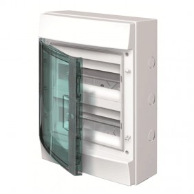 Abb Wandverteiler grau 24 Module mit Tür IP65...