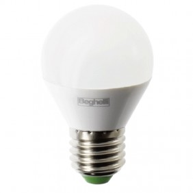 Lampadina Beghelli Sfera LED E27 5W 3000K luce...