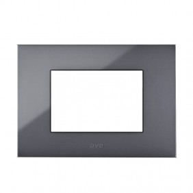 Plaque Ave YOUNG44 couleur de cendre 3 places...