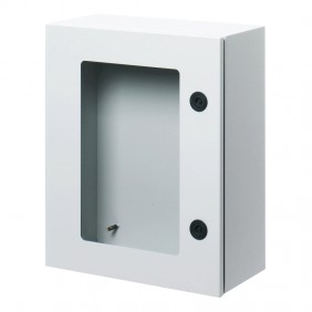 Metal cabinet with transparent door 515x650x250...