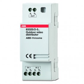 Door unit concentrator Abb 2 DIN modules WLD201X