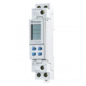 Interruptor horario digital Finder 1 módulo...