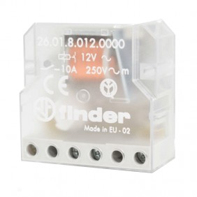 Finder 12v Impulsschalter Relais 26018012