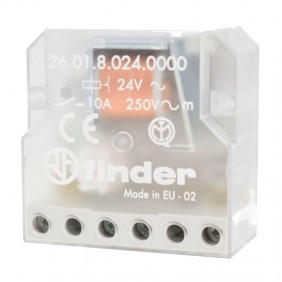 Finder 24v relé interruptor de pulso 26018024