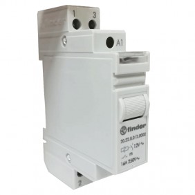 Finder zweipoliges DIN-Sockel-Impulsrelais 12V...