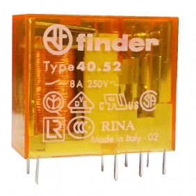 Mini Relay Finder 2 exchanges 8A coil 12VAC...