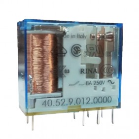 Mini Relay Finder 2 exchanges 8A coil 12VDC...