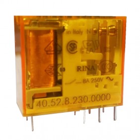 Mini Relais Finder 2 échanges 8A bobine 230VAC...
