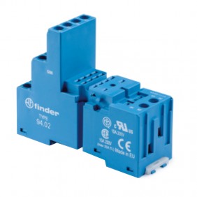 Finder socket for 55-85 series 2-channel relays...