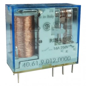 Mini Relay Finder 1 exchange 16A coil 12VDC...