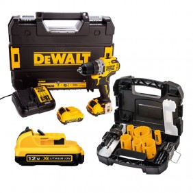 Dewalt Werkzeugset Akku-Bohrmaschine &...