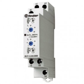 Relè temporizzatore Finder modulare...