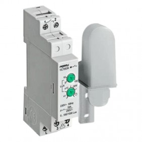 Perry 1 module 1NO 230V photocell switch with...