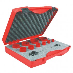 Set of 10 bi-metal hole saws Usag 988 G/S12...