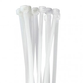 Etelec serre-câbles en nylon blanc 430x4,5 FB43045