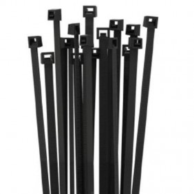 Etelec serre-câbles noirs 200X4,5MM paquet de...