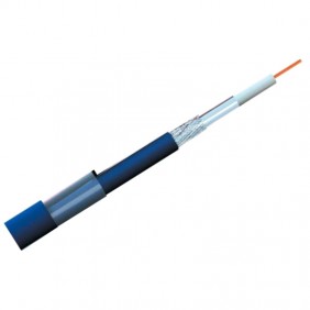 Cable Coaxial del cctv de RG59 LSZH color Azul