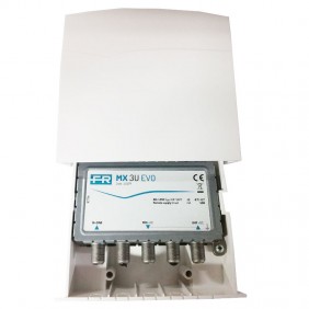Mezclador de mástil Fracarro MX 3U Evo 3,UHF+DC...