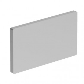 Lovato silver plated neutral engraving label...