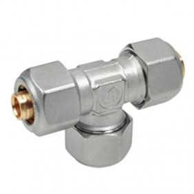 Racor en T Giacomini para multicapa 20x2 x 20x2...