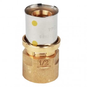 Racor recto Giacomini roscado hembra 1/2x20x2...