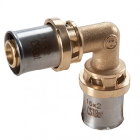 Giacomini 90° curved multi-pin press fitting 16...