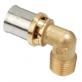 Racor Giacomini 90° con rosca macho 1/2x16x2...
