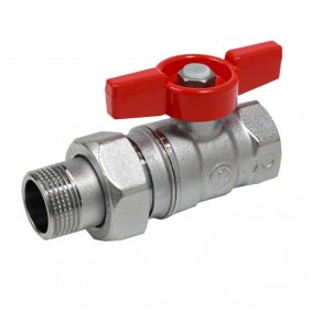 Giacomini valve F-M butterfly handle red 1F x...