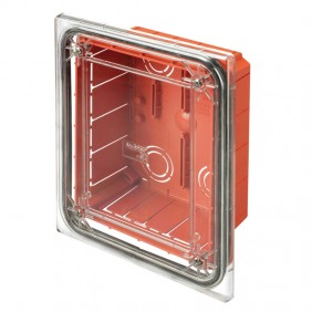 Gewiss box recessed transparent watertight IP55...