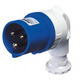 Enchufe móvil Gewiss 2P+E 16A IP44 azul 220V...